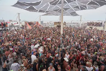 The Distrikt camp is one of several themed camps not making a return to Burning Man in 2026.