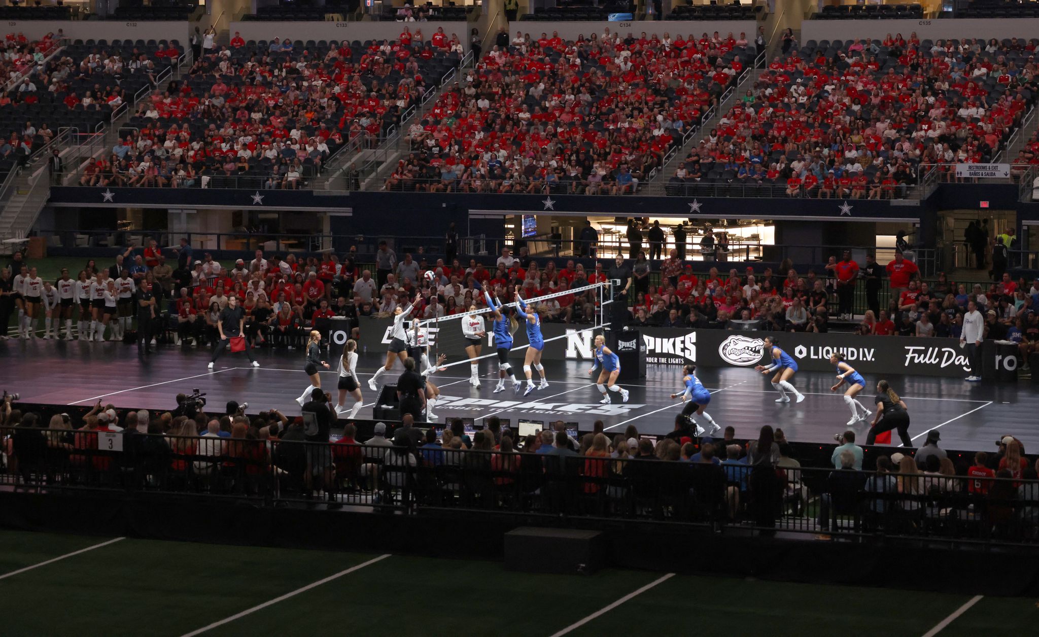 Spikes Under The Lights captivates at AT&T Stadium as volleyball grows
