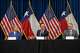Gov. Greg Abbott, National Cyber Director Sean Cairncross and retired Navy Vice Adm. TJ White, chief of the Texas Cyber Command, host a roundtable discussion on Project Watershed 250 on Monday at UTSA’s San Pedro Building in downtown San Antonio.