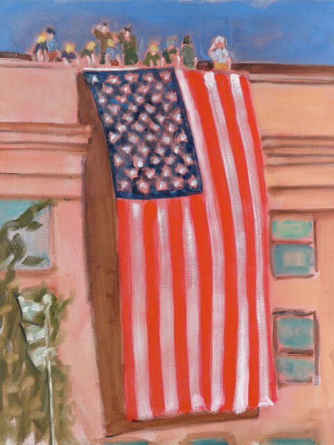 New Bush paintings inspired by 9/11 on display in Dallas