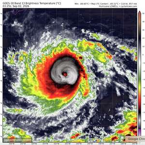 Hurricane Lowell suddenly intensifies to Category 4, forecast to turn toward Hawaii this weekend