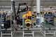 Employees at forklift and warehouse manufacturer Jungheinrich work on the assembly line in Moosburg, Germany, Tuesday, Aug. 25, 2026.