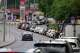 FILE - Cars line up at a Lukoil gas station in Moscow, Monday, June 29, 2026.