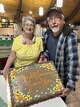Nora y Jim Brown celebraron su 60 aniversario de bodas en el Centro Comunitario Waggoner del Consejo sobre Envejecimiento del Condado de Manistee el 26 de agosto de 2026.