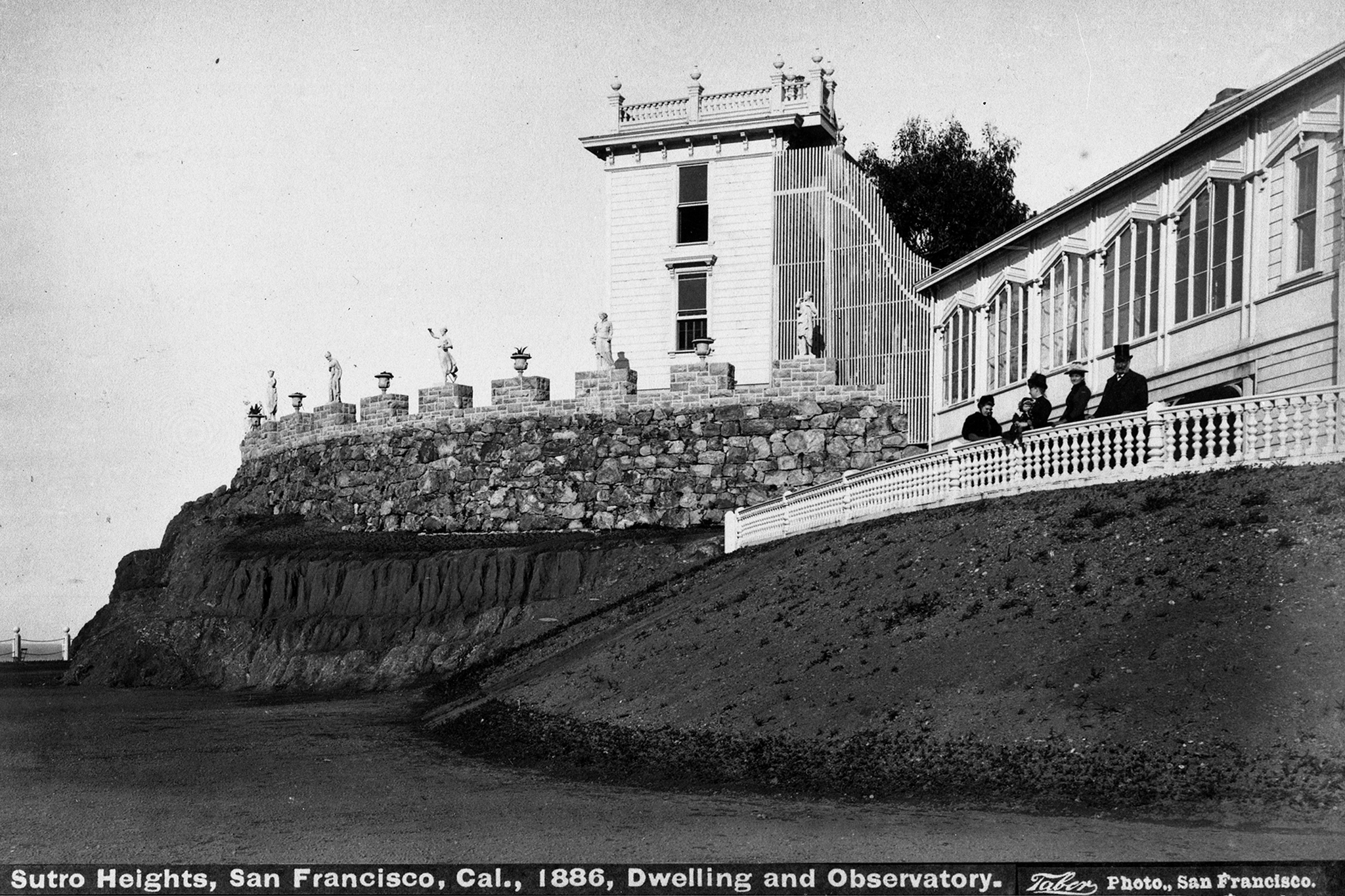 Adolph Sutro's forgotten SF mansion with a graveyard of crumbling statues