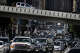 FILE: Cars on First Street sit in traffic as they head toward a Bay Bridge onramp in the early afternoon on Friday, Oct. 18, 2013, in San Francisco.