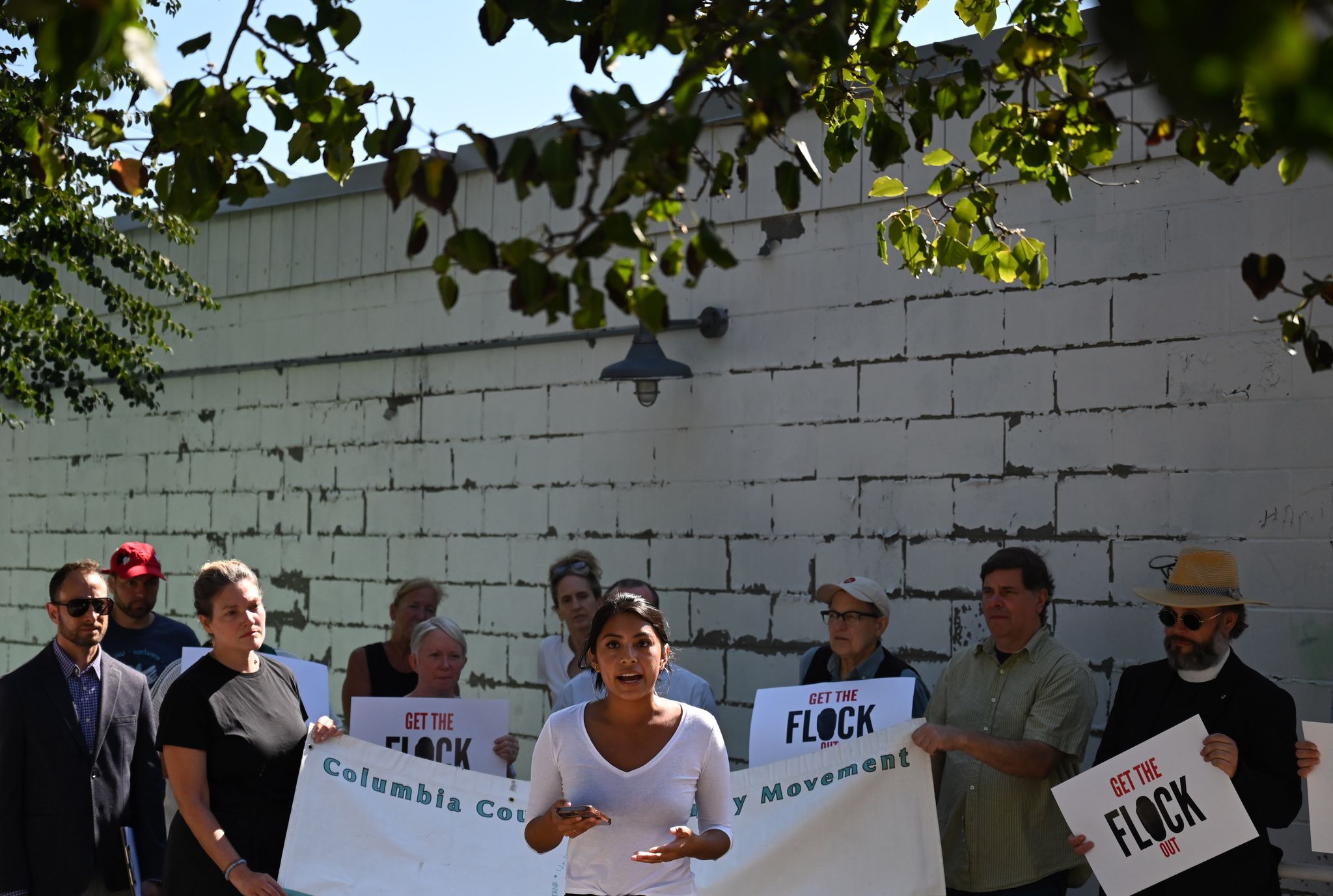 Columbia County officials and activists called for Flock cameras to be removed, citing transparency, privacy and surveillance concerns.