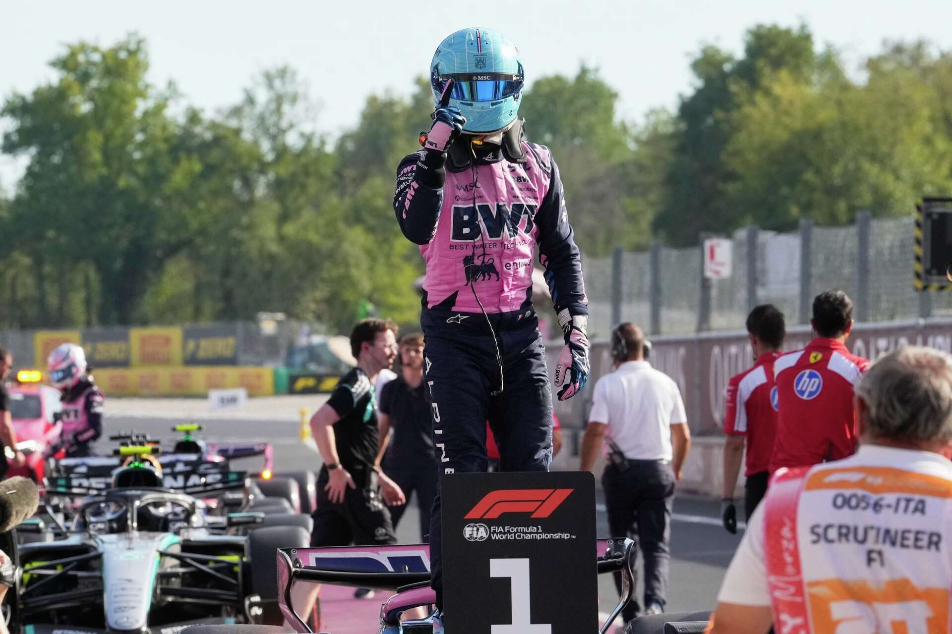 Pierre Gasly stuns at Monza again with a first-ever pole position for F1's  Italian GP