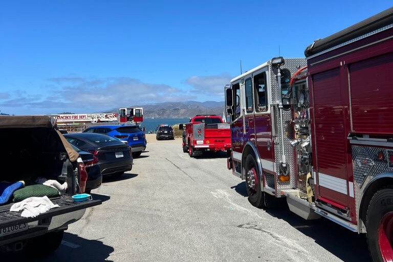 ‘Penetrating injury’ and separate water rescue at S.F.’s Baker Beach