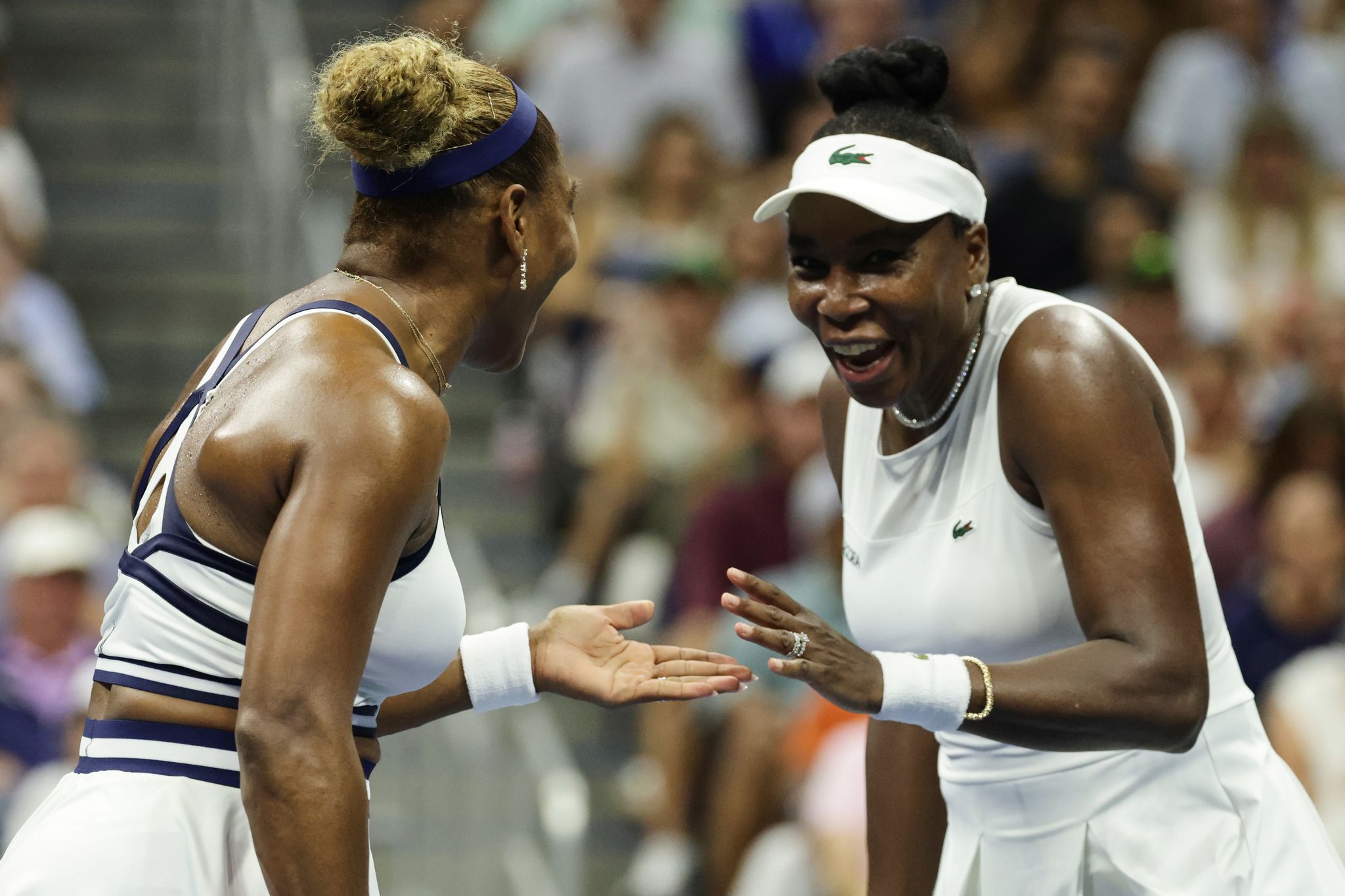 Williams sisters' return to play doubles at the US Open helps ESPN to an increase in viewers