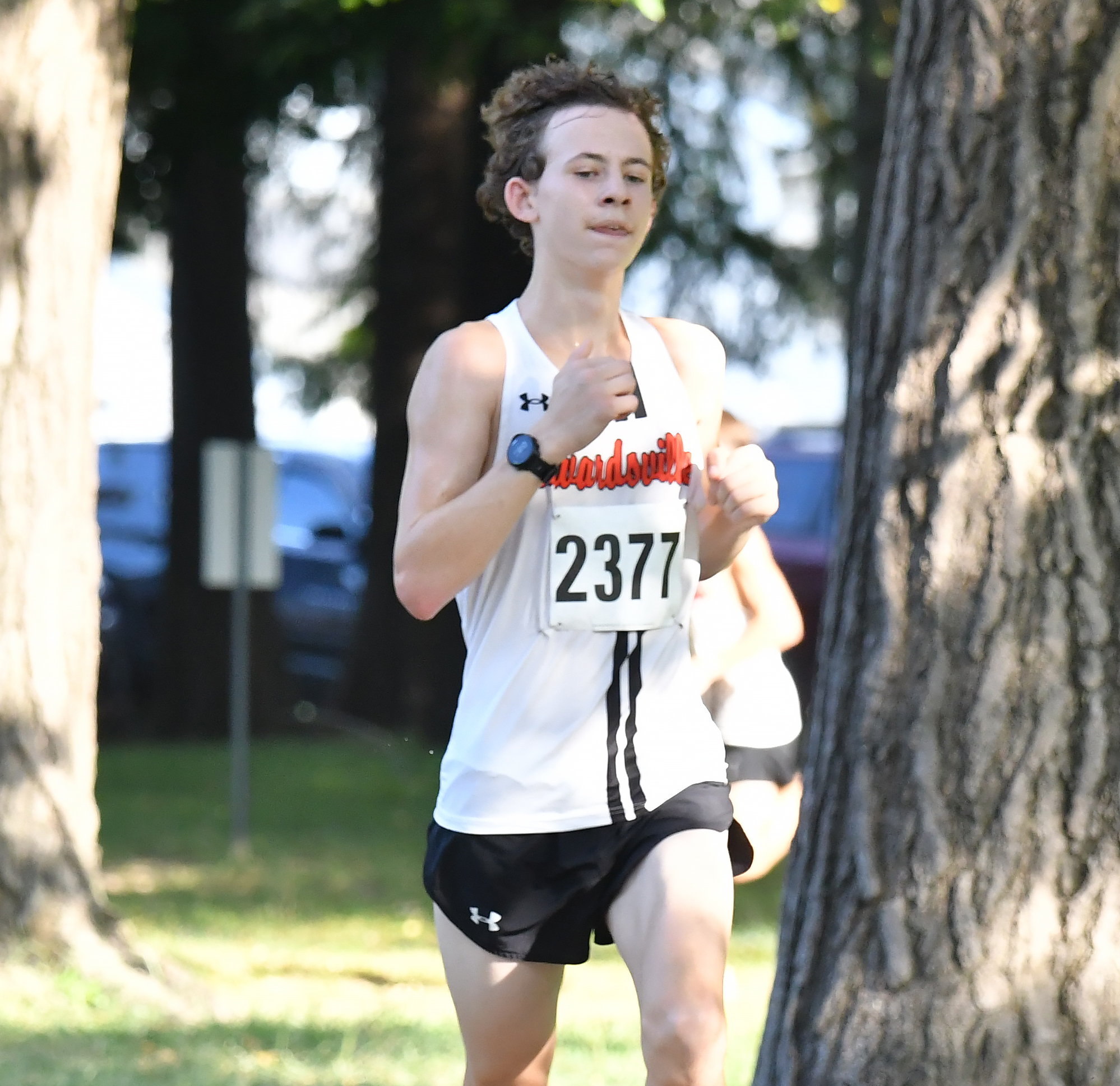 Edwardsville IL boys cross country third at Robinson/Lang