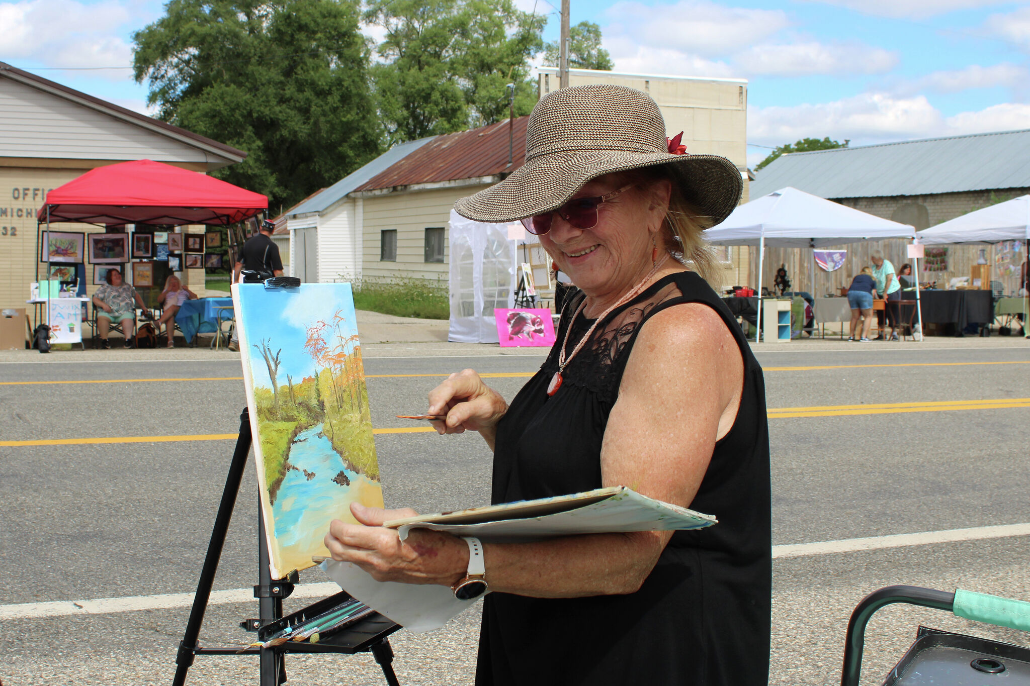 Little Bear turns downtown Mecosta into a live art showcase