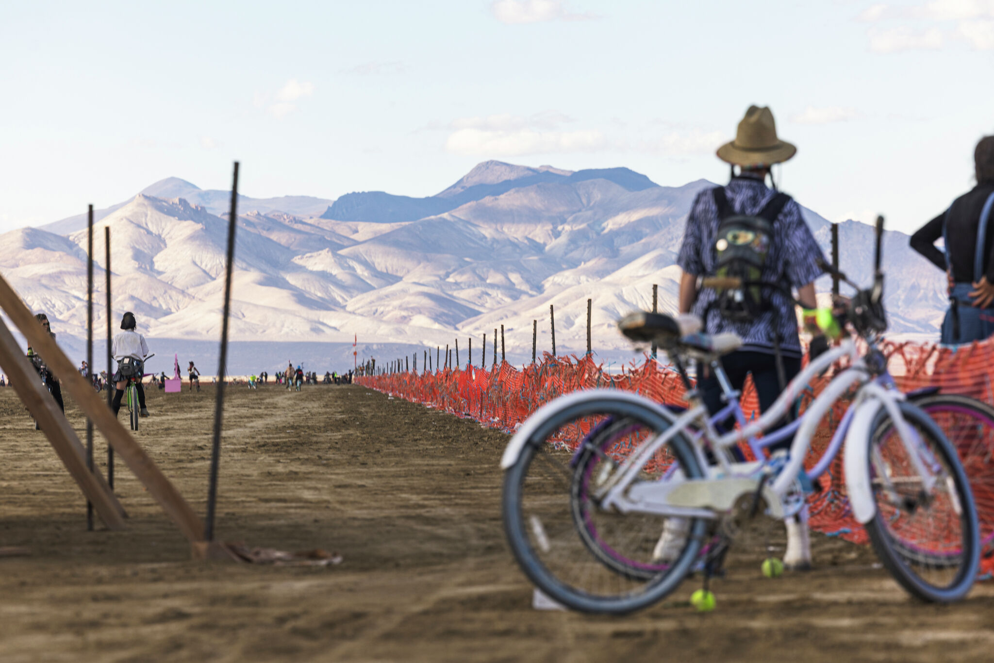 Burning Man’s trash fence captures strange garbage and stranger people