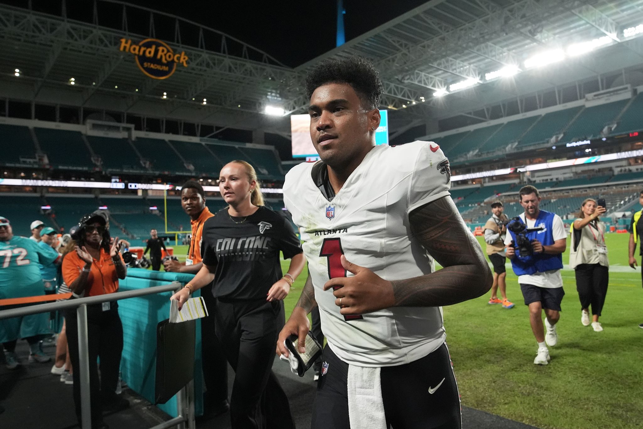 Falcons nombran a Tua Tagovailoa titular en la Semana 1 Michael Penix Jr. inactivo ante Steelers