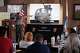 U.S. Park Ranger Betsy Keene, curator of National Parks of Western Pennsylvania, explains a slide showing a damaged part of United Flight 93 during an educators seminar at the Flight 93 National Memorial in Shanksville, Pa., Tuesday, June 23, 2026.