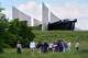 U.S. Park Ranger Claire Affinito, left, leads a tour for a group of educators at the Flight 93 National Memorial in Shanksville, Pa., Tuesday, June 23, 2026.