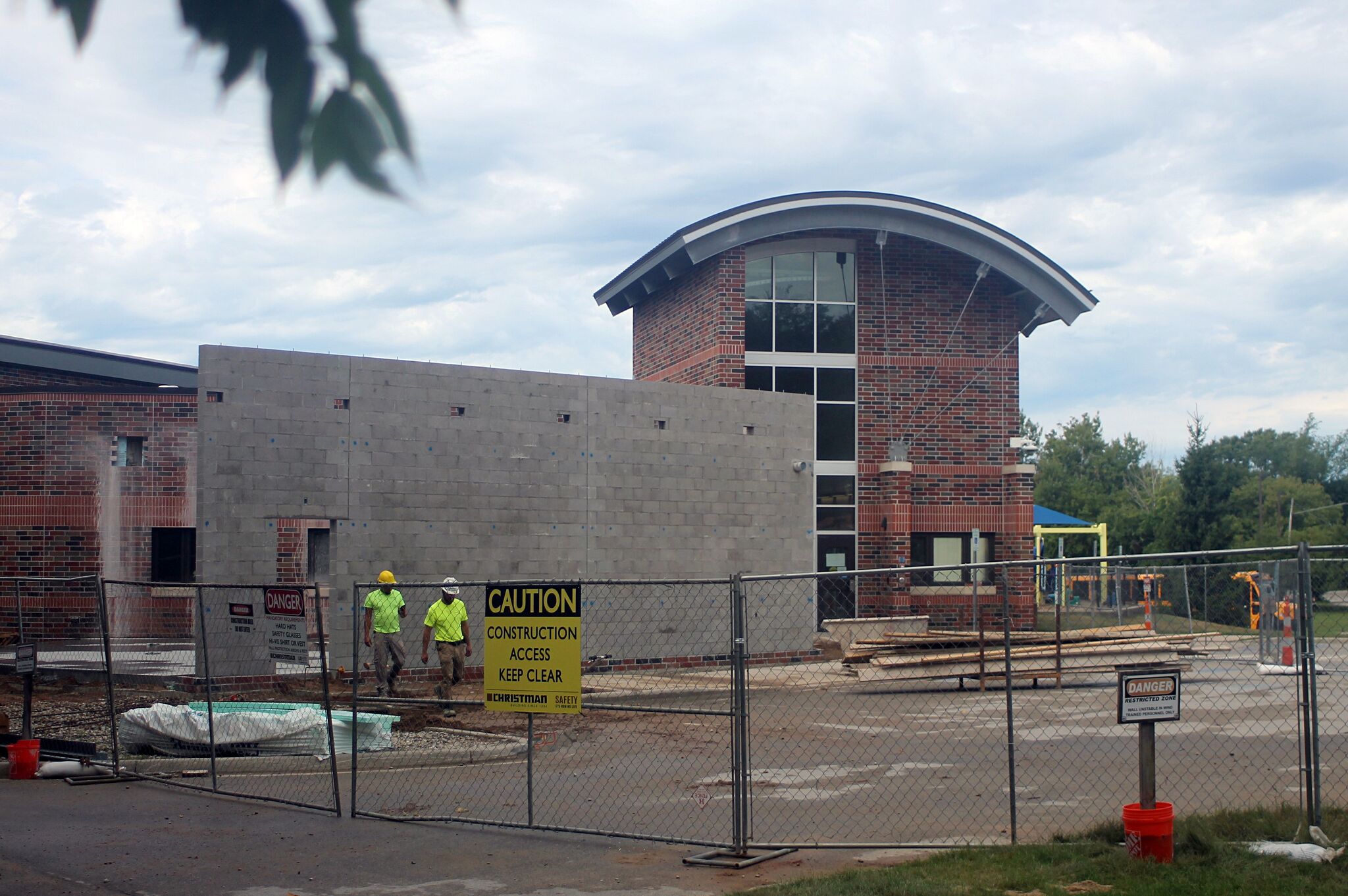 Football stadium upgrades underway at Onekama Consolidated Schools