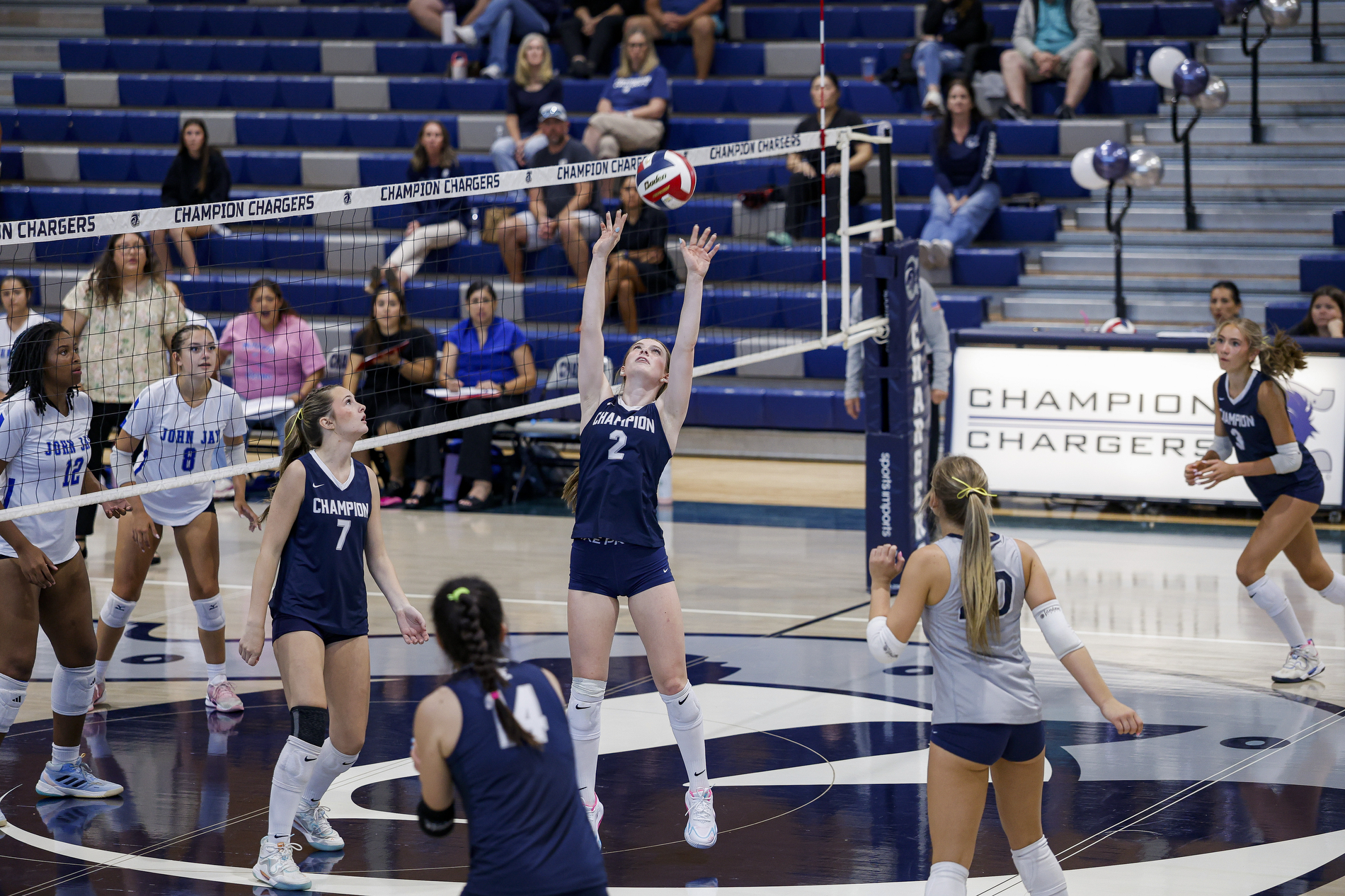 Boerne Champion volleyball pushes past Jay for sweep to begin 26-5A play