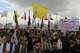 Houthi supporters attend a rally against the Saudi-led coalition in Sanaa, Yemen, July 31, 2026.