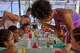Children attend a workshop to make gift bags and perfume in Havana, Cuba, Friday, Aug. 28, 2026.