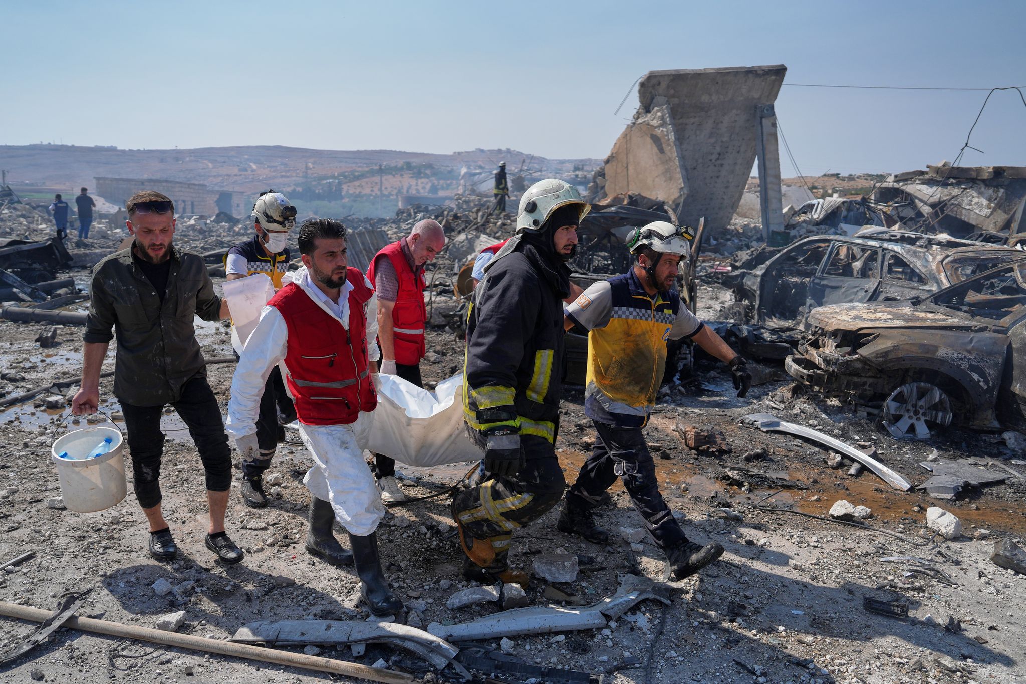 Warehouse explosion in northwestern Syria kills at least 14