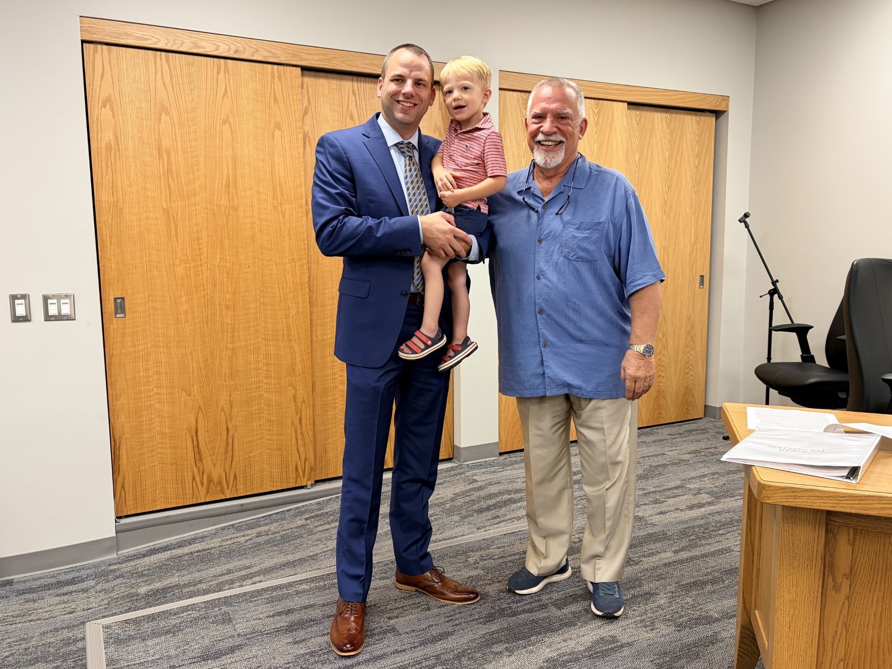 Big Rapids formally introduced David Flore as police chief after his August appointment.