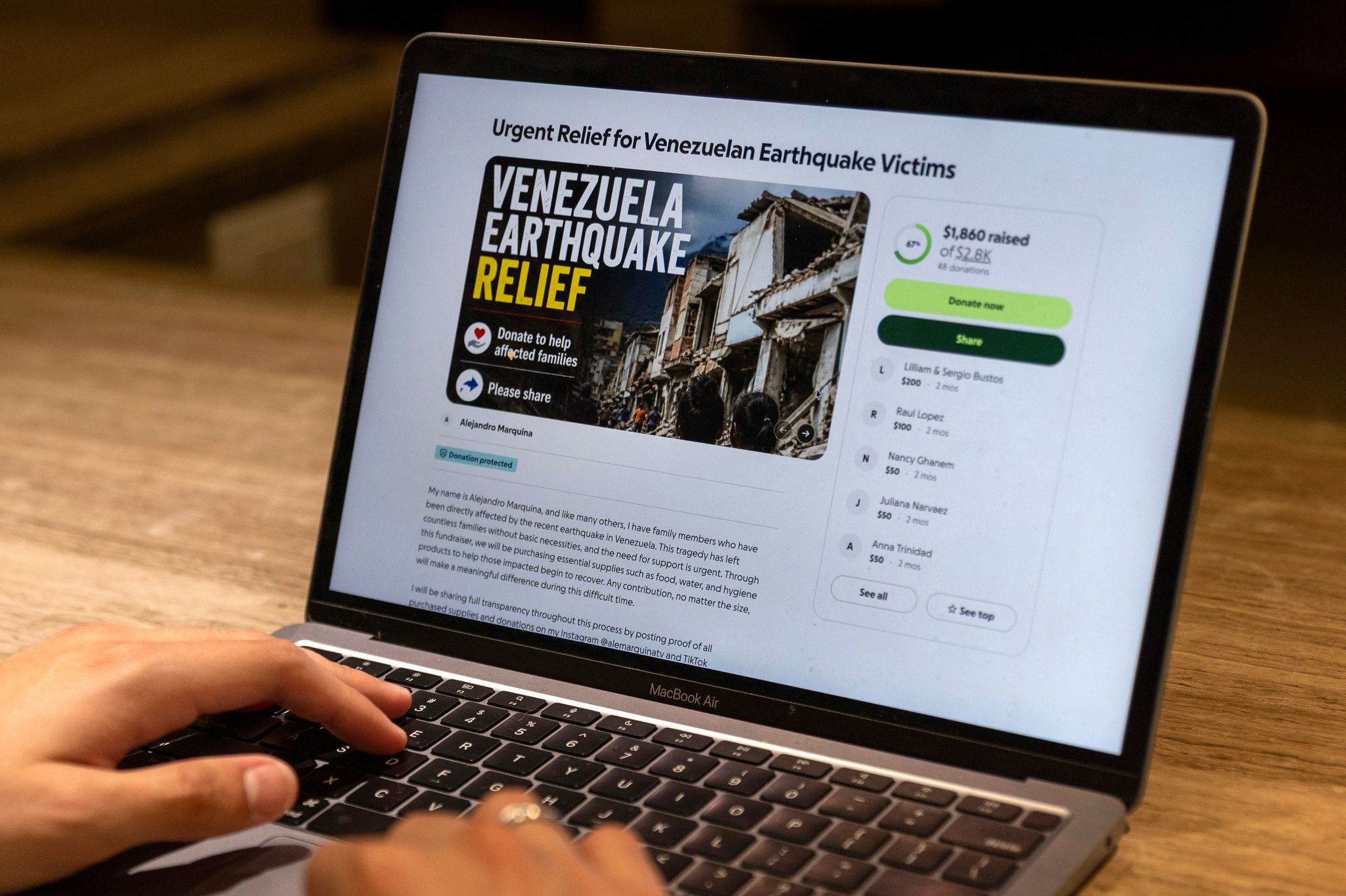 Para estos venezolanos en EEUU, los sismos de junio repercuten en su vida diaria