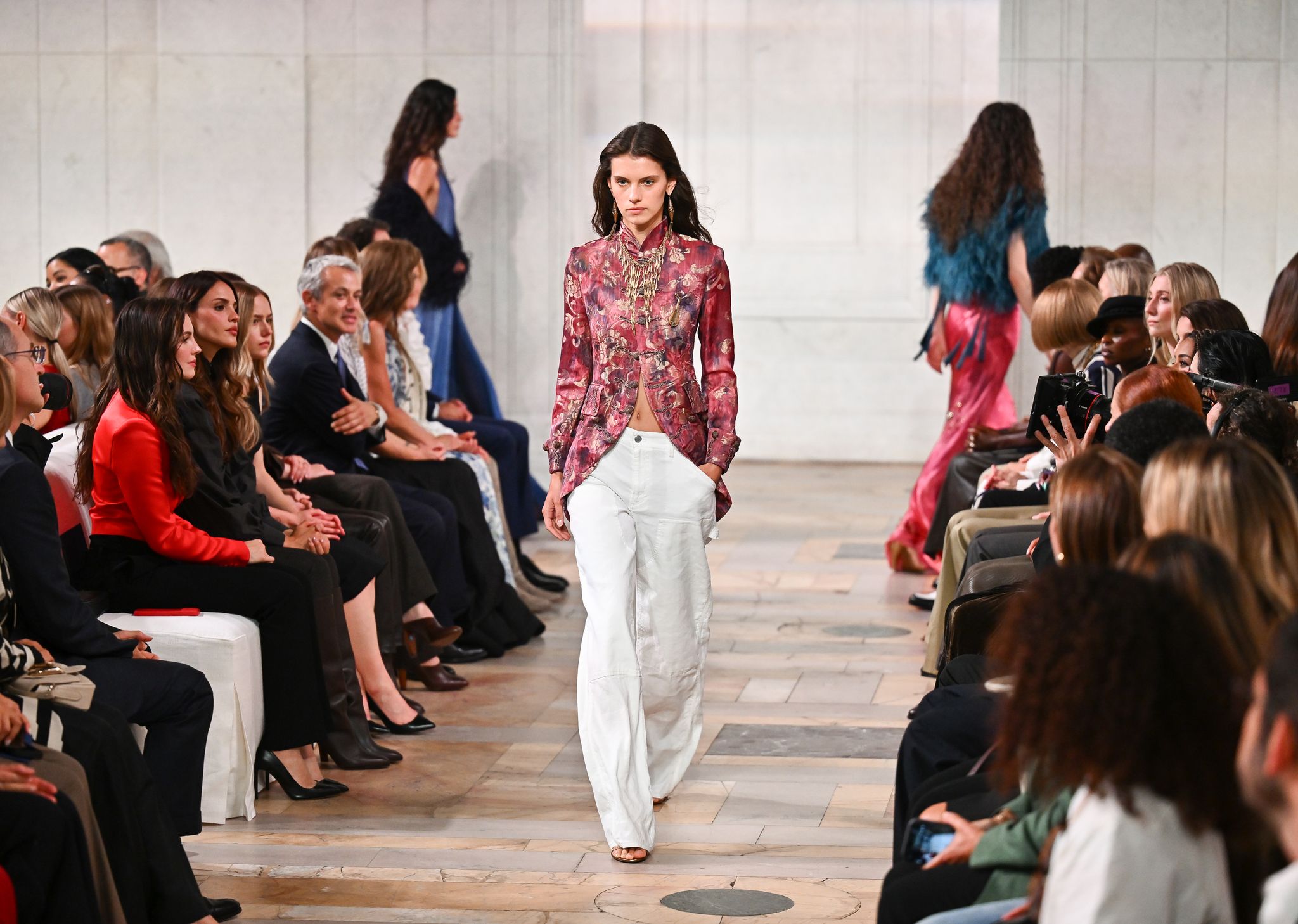 Ralph Lauren delivers modern take on romance with sensual silhouettes