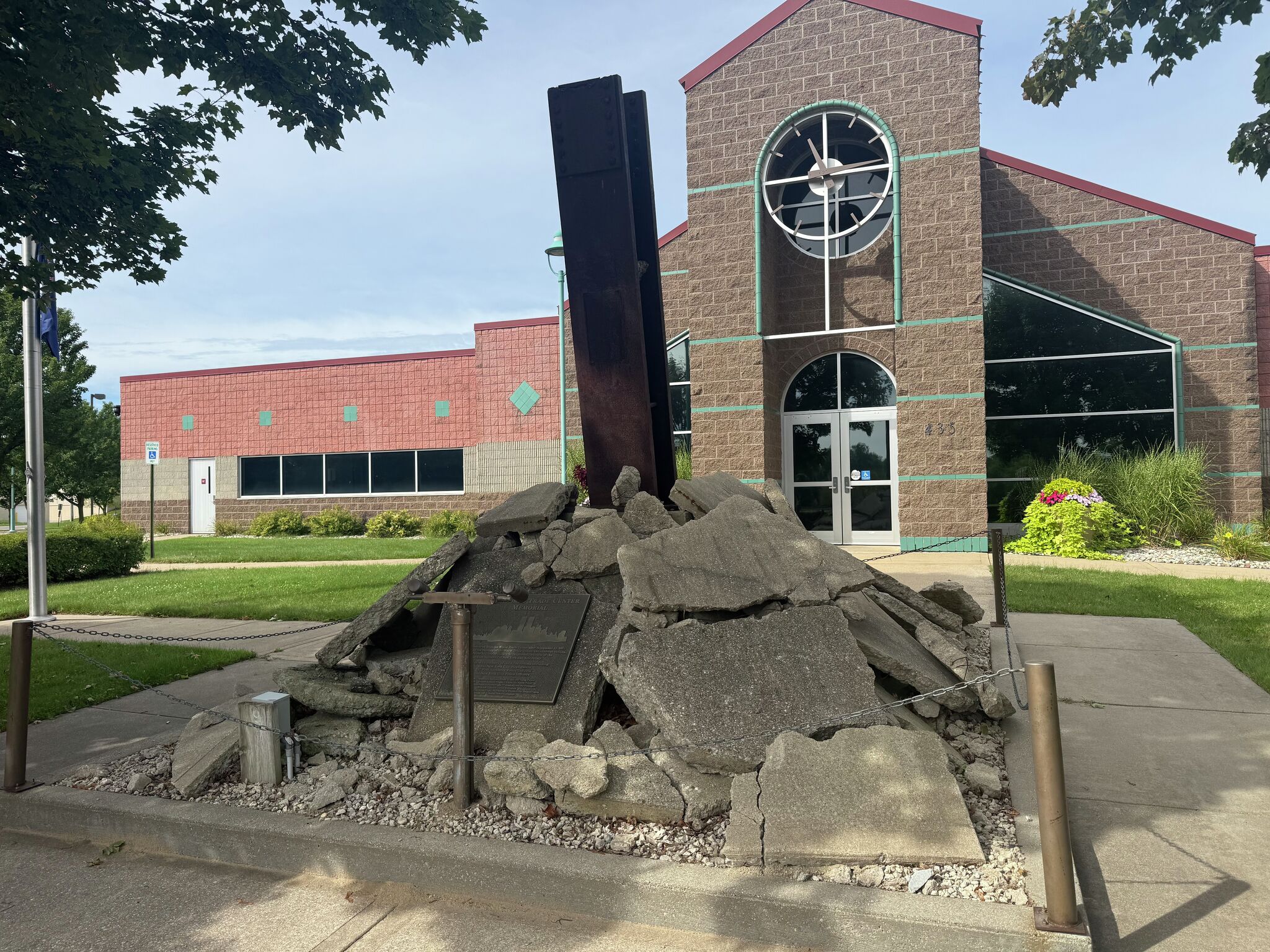 25 years later, Big Rapids remembers 9/11 through stories and a steel beam
