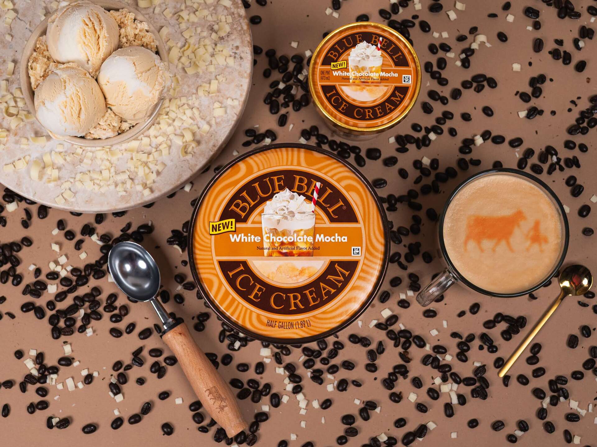 Blue Bell präsentiert eine neue Geschmacksrichtung: White Chocolate Mocha
