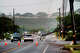 Downed power lines caused by Hurricane Lowell are seen across a road on Tuesday, Sept. 8, 2026, in Poipu on Kauai.