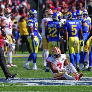 49ers rookie WR De’Zhaun Stribling exits early against Rams with injury