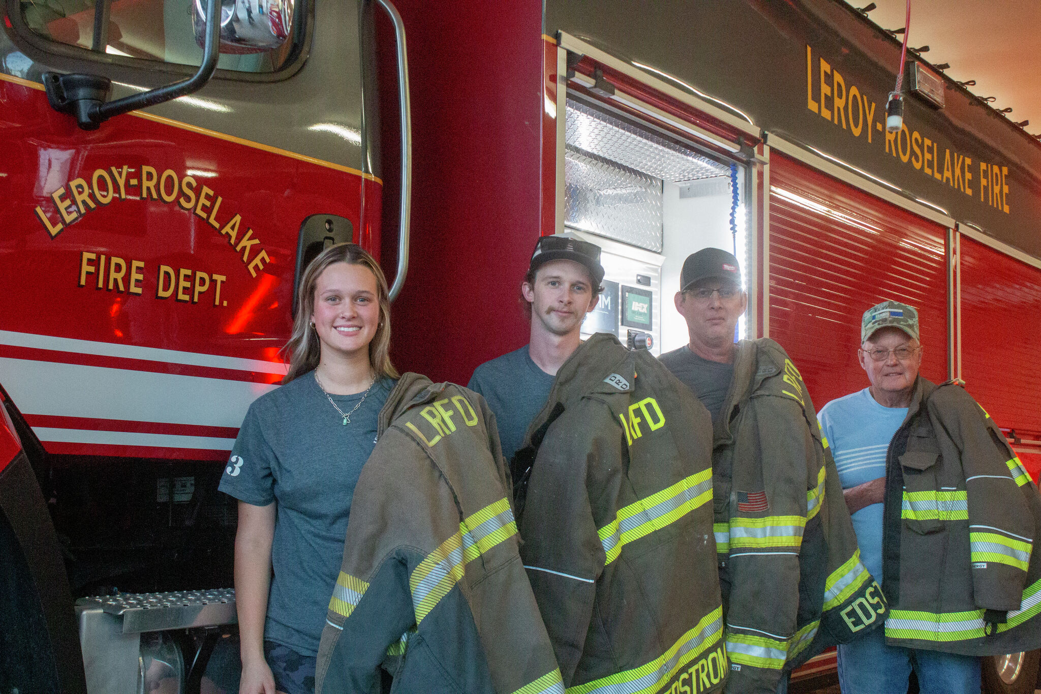 Multiple generations of Edstroms answer LeRoy's call to serve