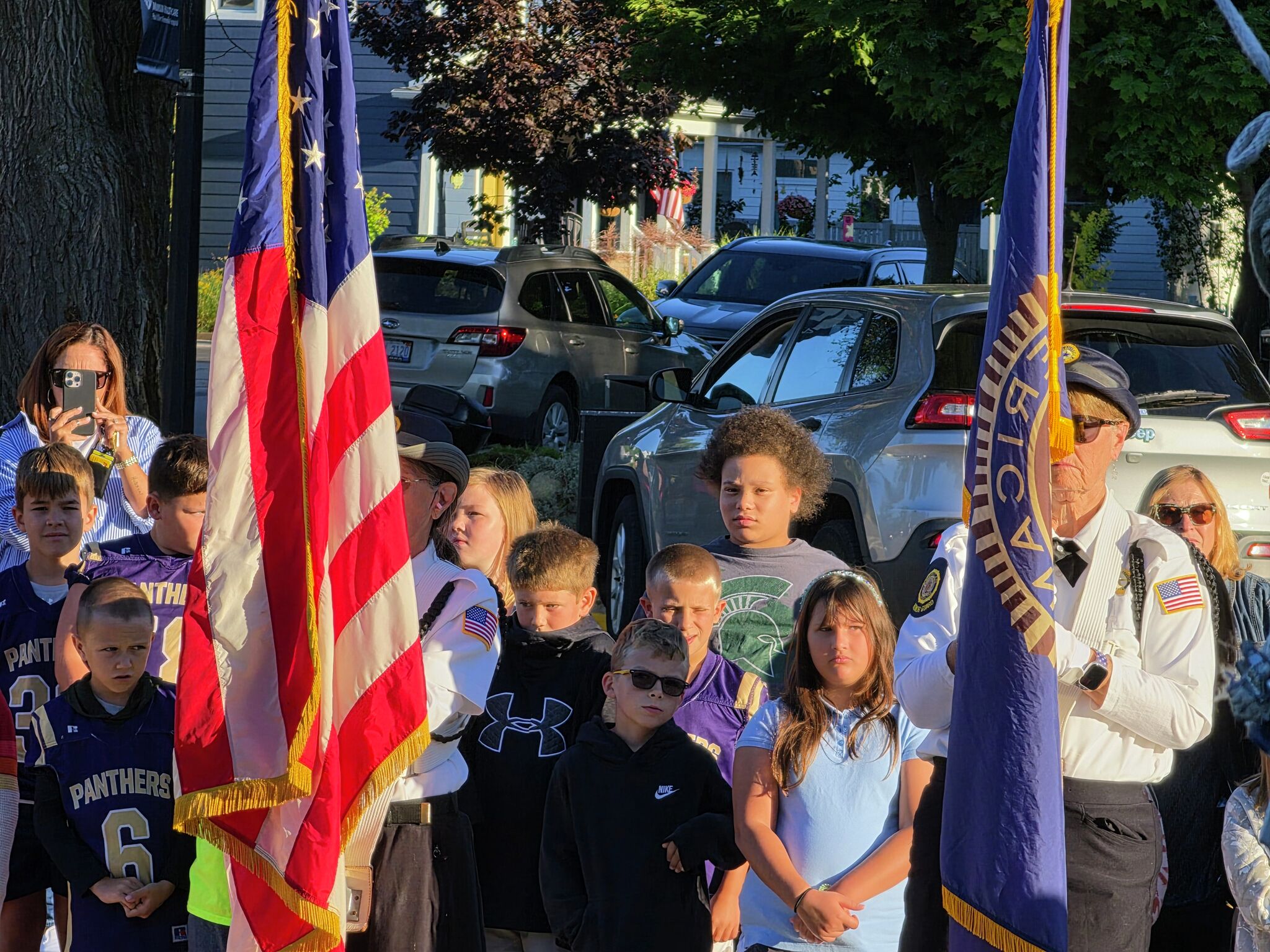 Students heard how ordinary people and first responders responded with courage during one of the nation’s darkest days.