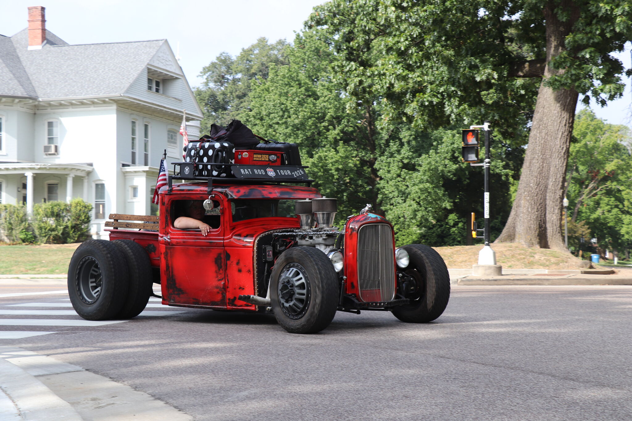 Route 66 rat rod tour rolls through Edwardsville IL