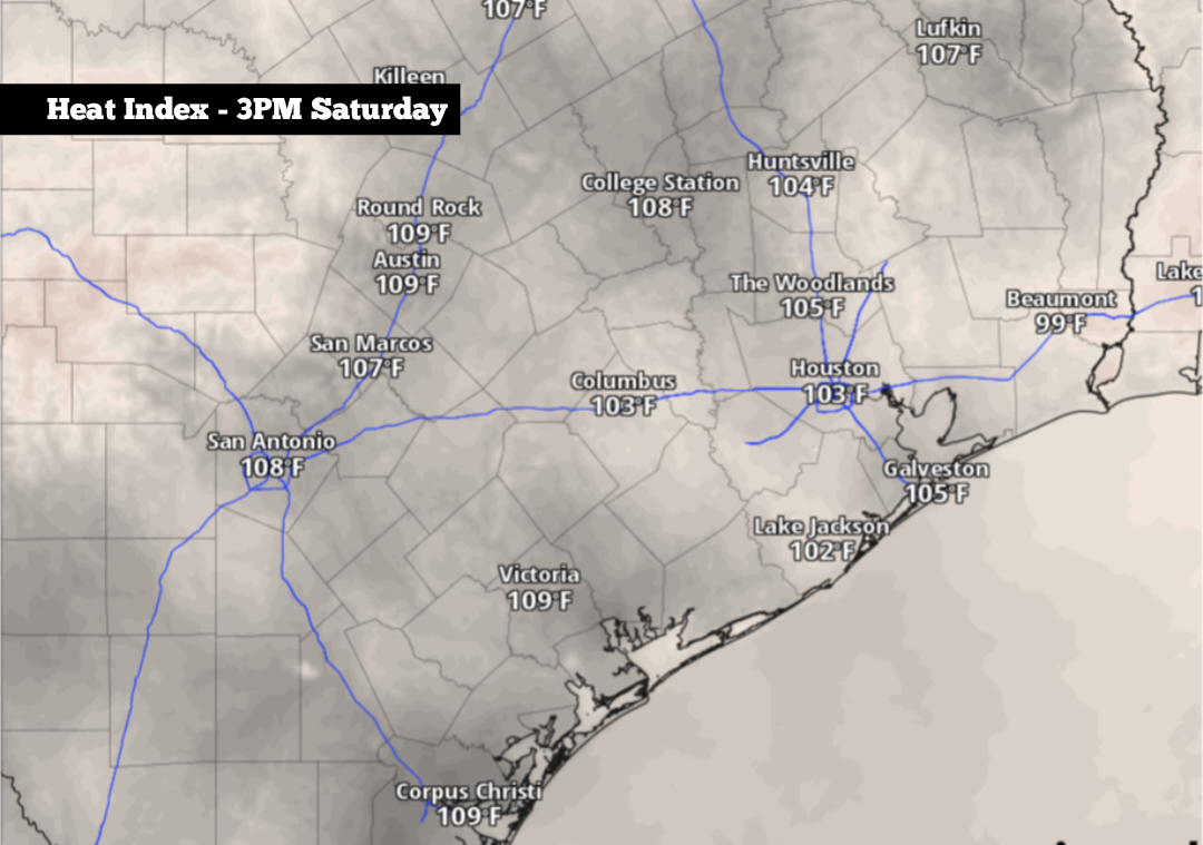 San Antonio temps could threaten a 133-year old record Saturday