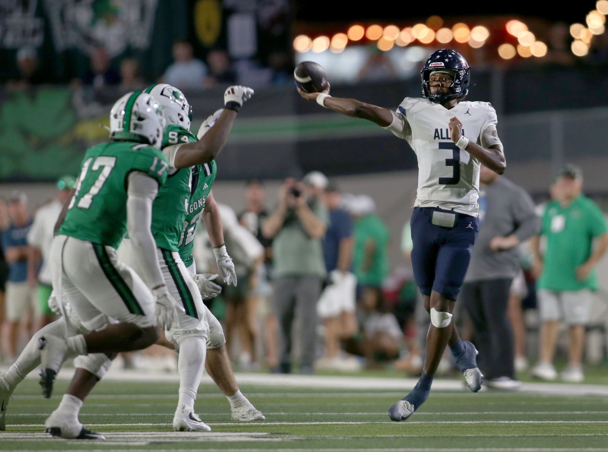Allen's offense puts up gaudy numbers in win over state-power Southlake Carroll