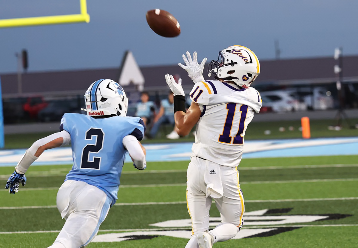CM holds off rival Jersey behind Grady Farrell's career night After six first-half lead changes, Eagles finish off Panthers, 32-29 Staff Writer Sep 12, 2026