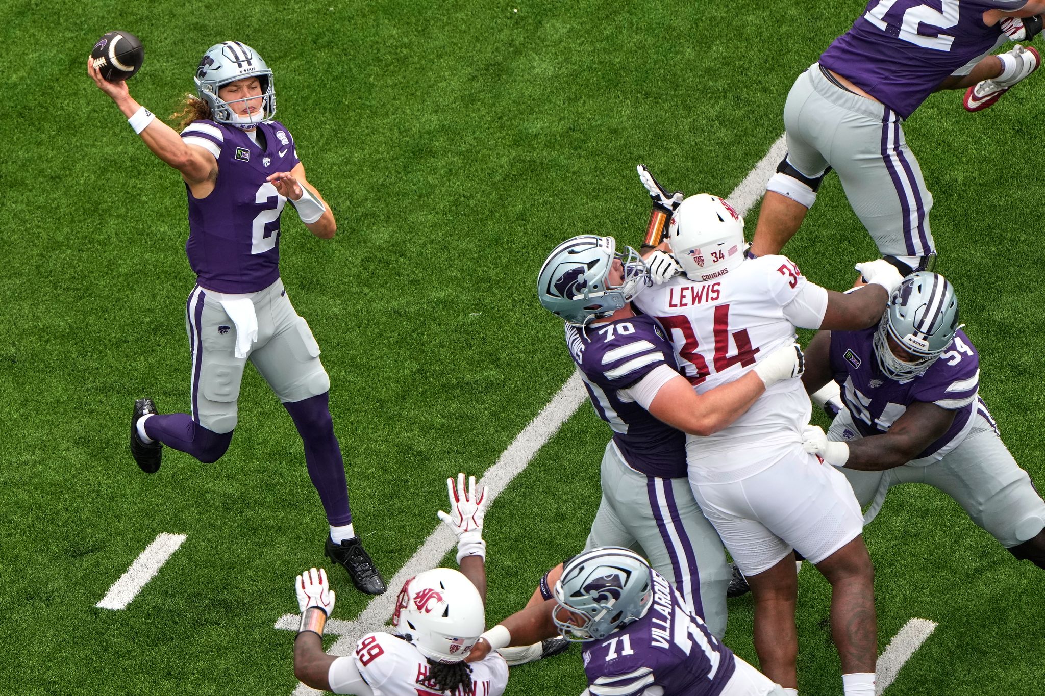 Avery Johnson and Rodney Fields Jr. lead Kansas State over Washington State 34-7 By AVERY OSEN , Associated Press