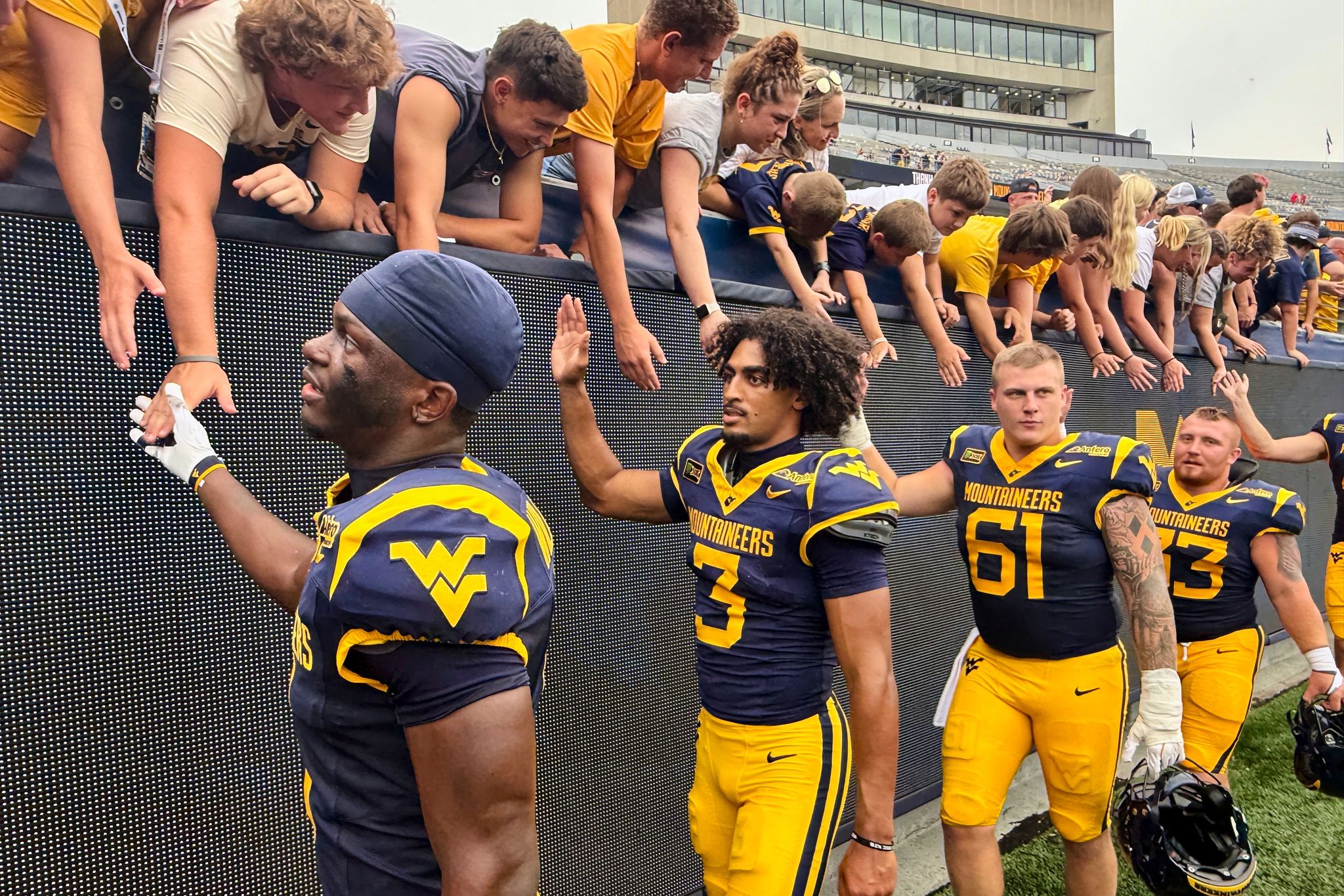 Hawkins accounts for 4 TDs in West Virginia's 52-7 win over UT Martin