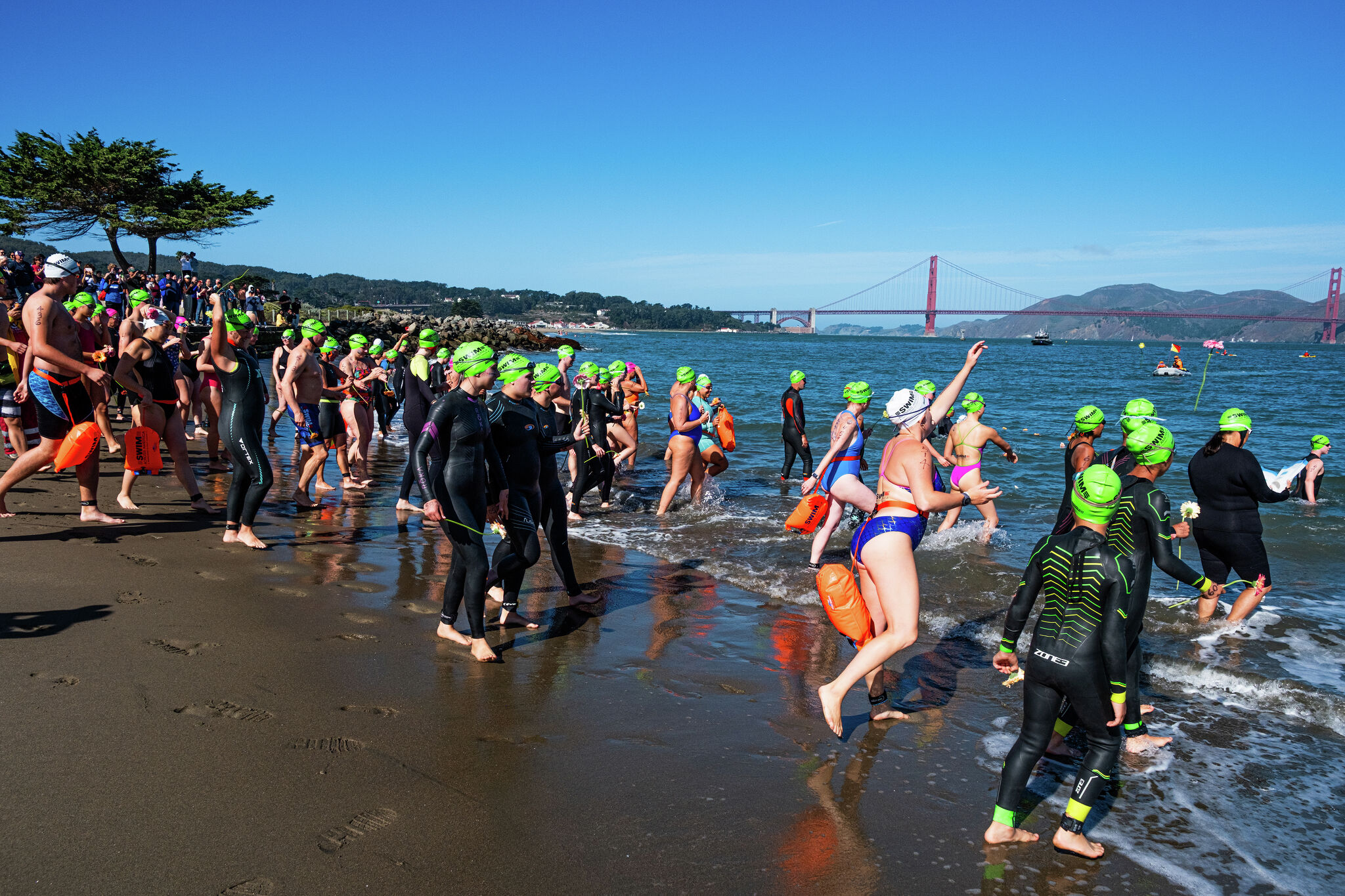 Swimmers dive in for hope at San Francisco fundraiser for children with cancer