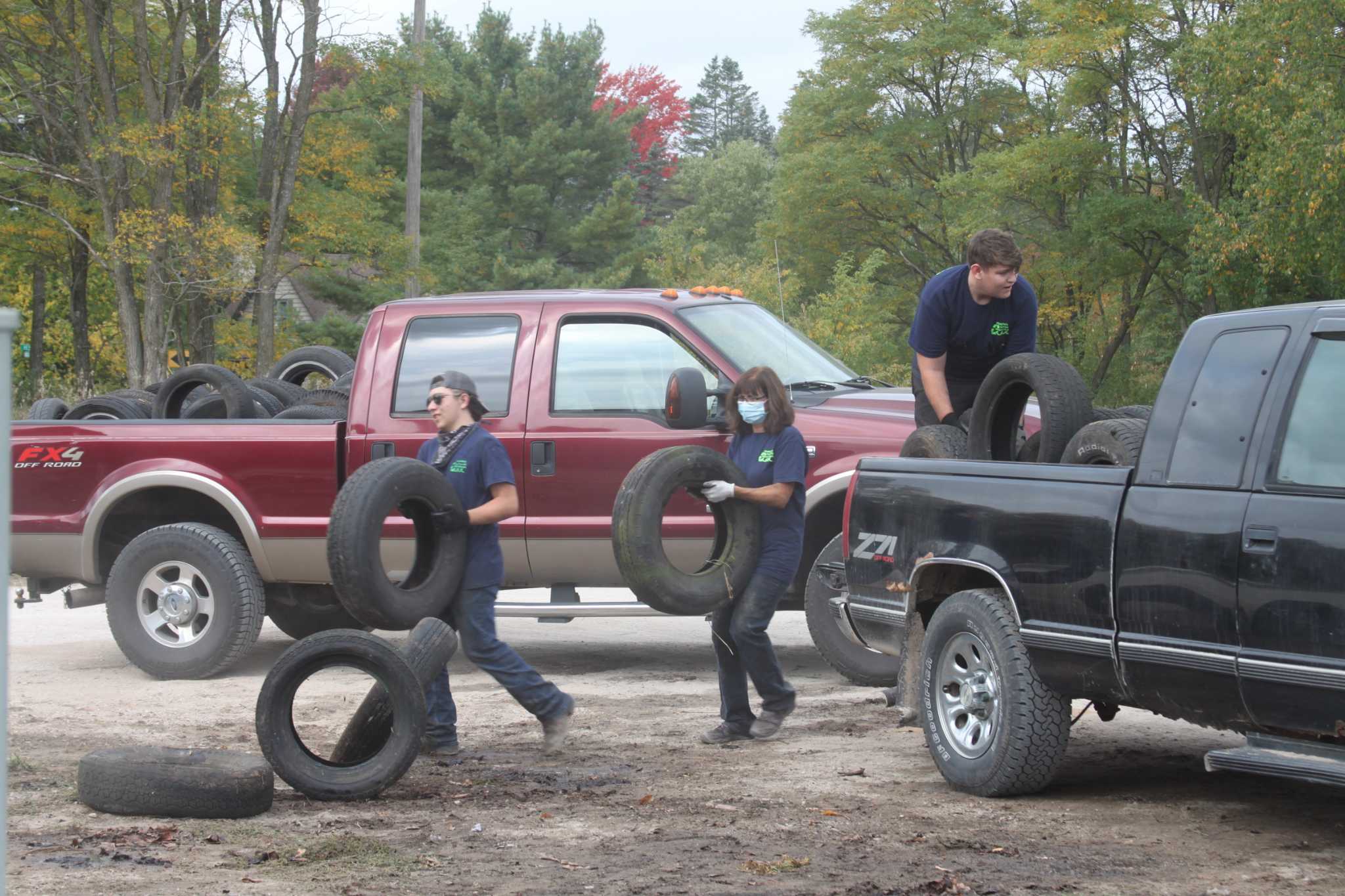 Here's how to recycle old tires this week in Manistee County