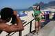 Influencer Gabriela Catao poses for photos at Ipanema beach in Rio de Janeiro, on Sept. 4, 2026.