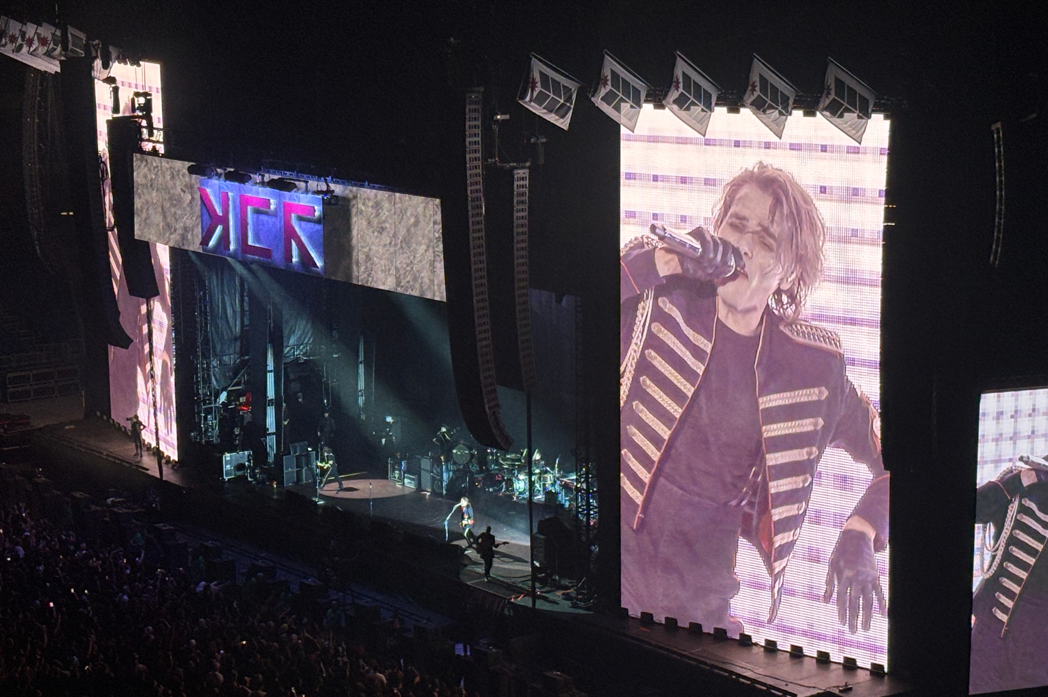 Gerard Way durante el concierto de My Chemical Romance en San Antonio