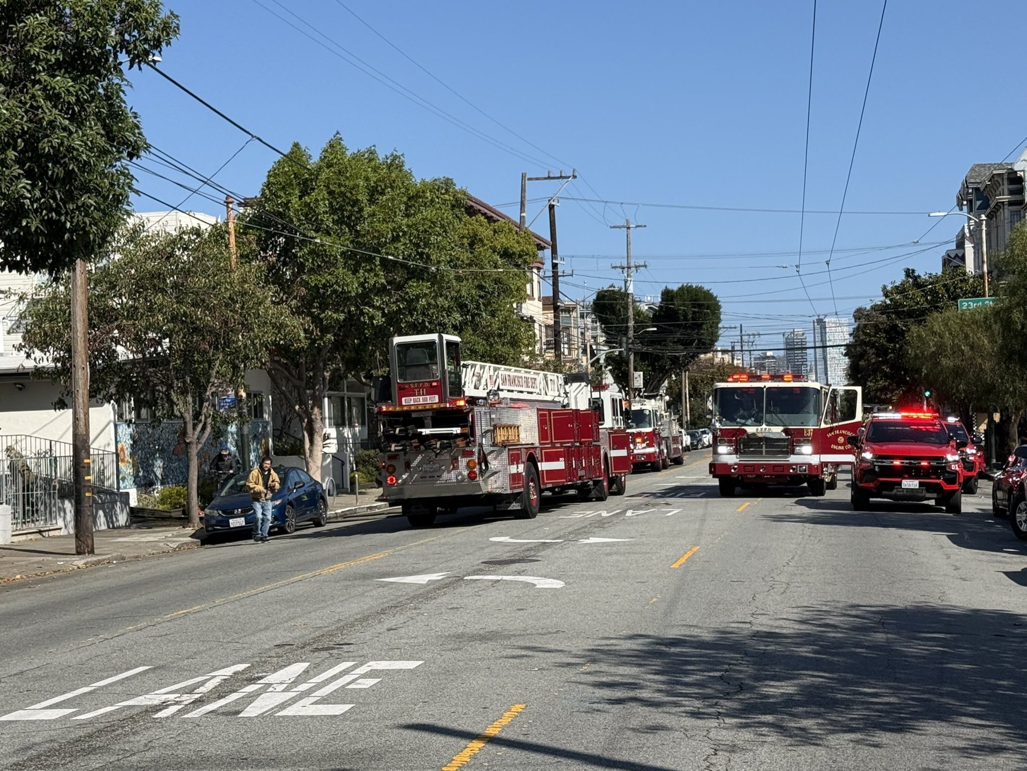SF: Small Fire Breaks Out In Mission District
