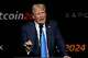 FILE - Republican presidential candidate former President Donald Trump speaks at the Bitcoin Conference, July 27, 2024, in Nashville, Tenn.