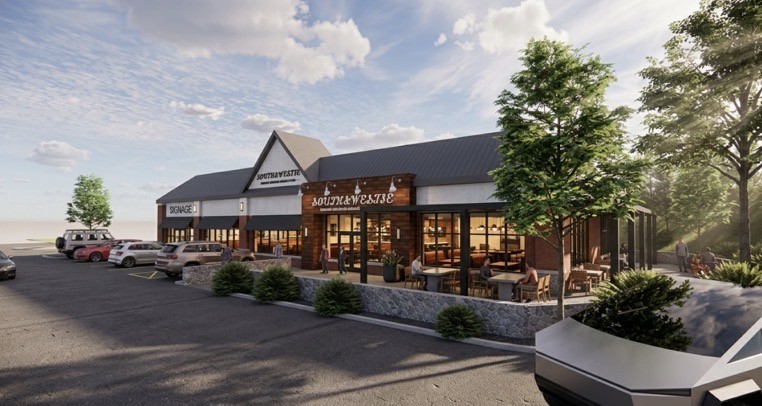 New restaurant coming to Shelton shopping center with outdoor dining patio