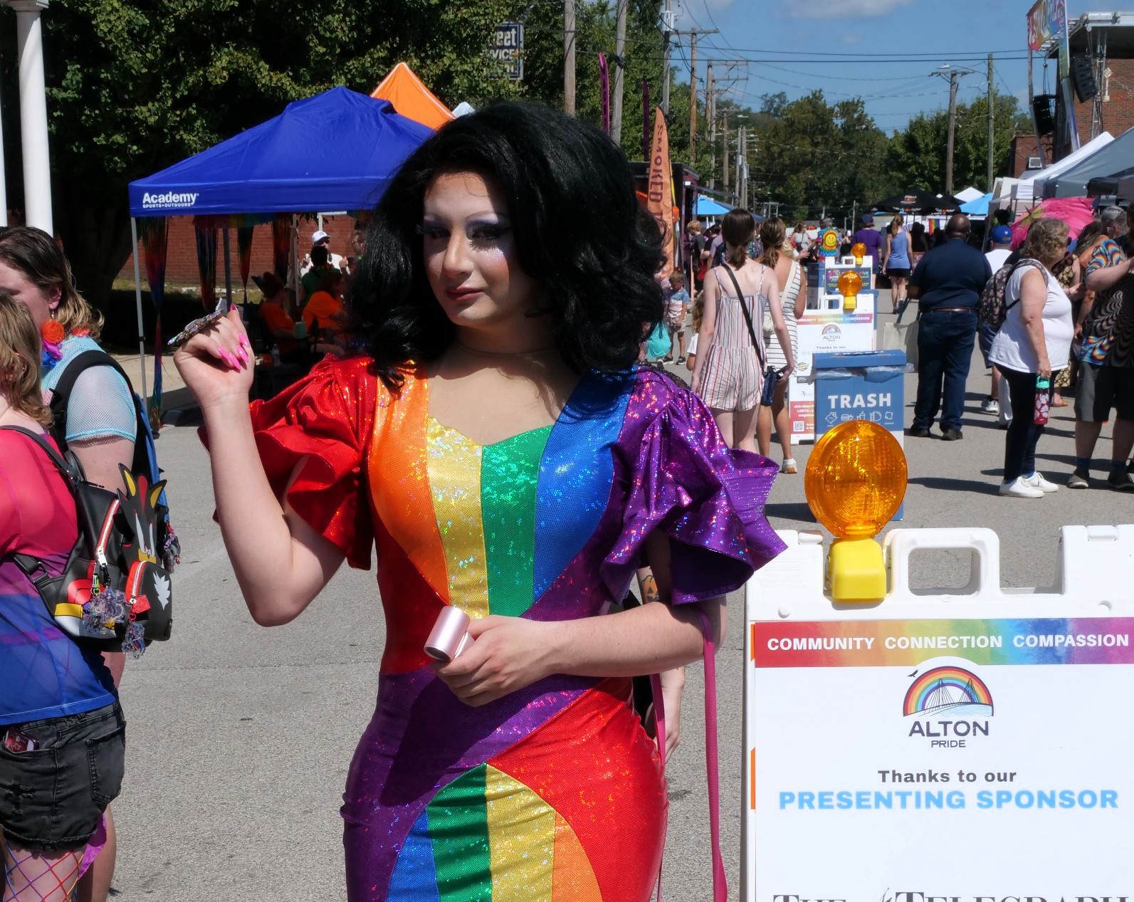 Alton Pride Festival draws hundreds downtown to celebrate love and unity Mother and daughter from Texas find a sense of belonging at Alton Pride Festival By David Blanchette , Contributing Writer Sep 14, 2026