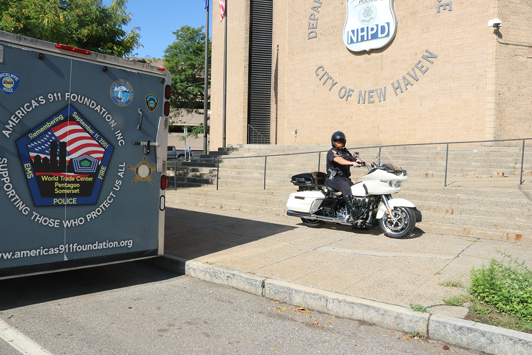 New Haven police win Harley-Davidson in national Sept. 11 tribute drawing