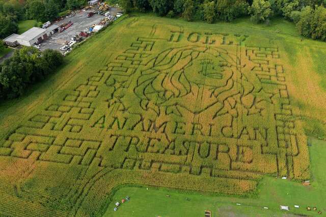 Maze Map Icon Aw shucks: Dolly Parton corn mazes crop up in fields nationwide